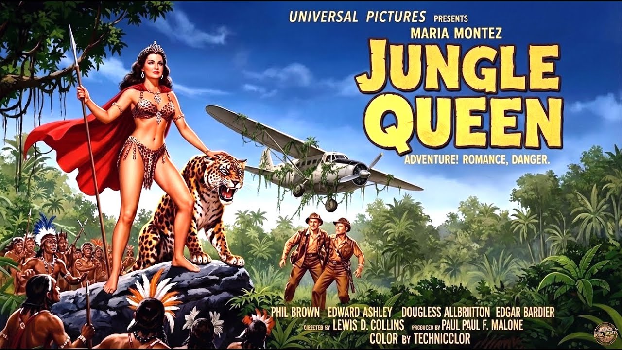 JUNGLE QUEEN (1945) Serial | 𝙁𝙪𝙡𝙡 𝙈𝙤𝙫𝙞𝙚 🎥 𝙃𝘿