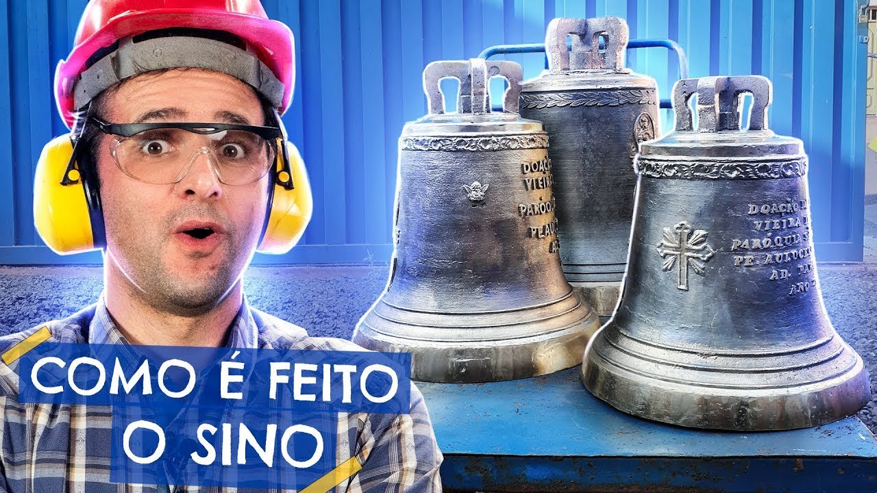 COMO é FABRICADO o SINO de IGREJA #Boravê