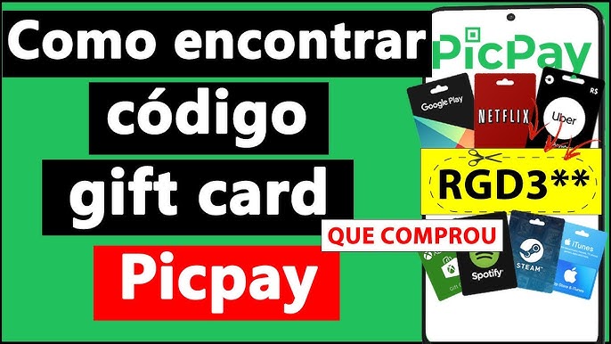 Como comprar gift card da Google Play pelo PicPay