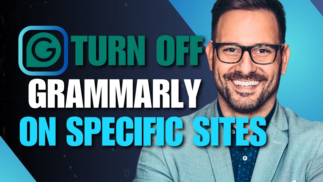 How to turn off Grammarly on specific sites