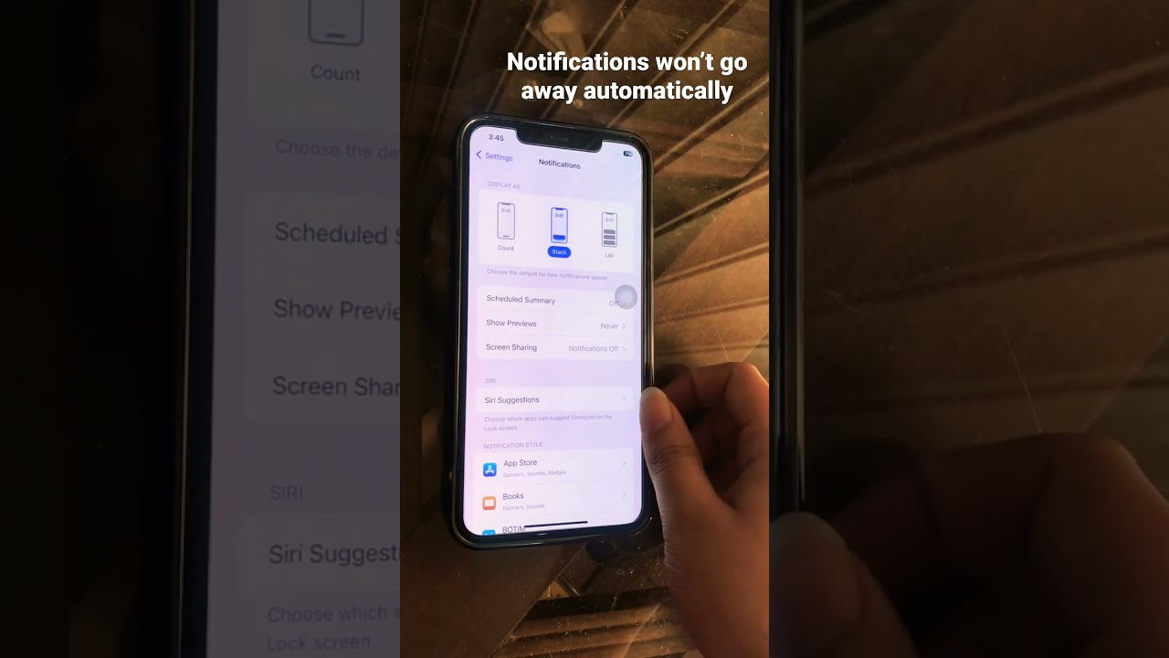 How To Fix Notifications Won T Go Away Automatically In IPhone Iphone Ios16 4
