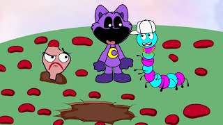 Trypo Pizza Epic fail CatNap Poppy Playtime Chapter 3 and Worm #animation #funny #memes