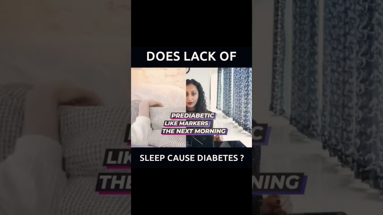 Does lack of sleep cause diabetes? #diabetes #diabetesdiet #diabetesindia #diabetesawareness