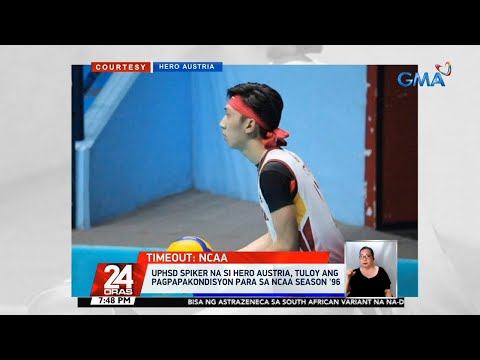 Perpetual's Hero Austria says his gay mother figures encouraged him to excel in volleyball | 24 Oras