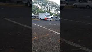 Used U-Haul moving truck at. Aloha Stadium Swap Meet  in. Honolulu, Hawaii