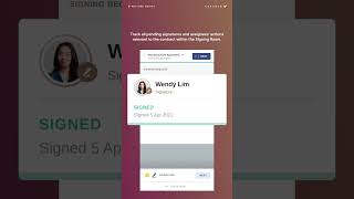 Simplify Signatures with Lexagle Signing Room #signing #contractmanagement