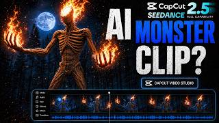 Making a Phantom Fire VFX Film with CapCut Seedance 2.5 (AI Video Maker)