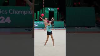 RAFFAELI Sofia (ITA) BALL podium training - Ech Budapest 2024