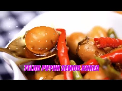 Semur Telur Puyuh Korea