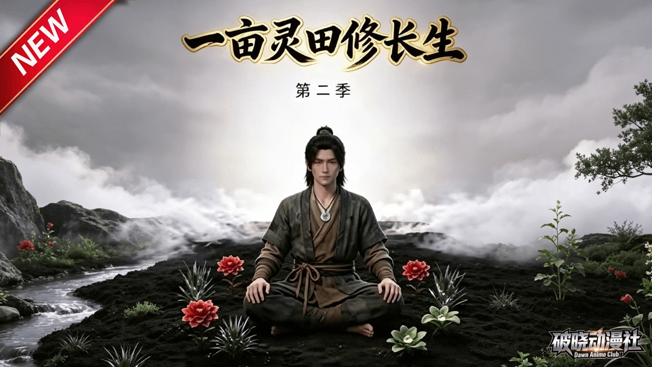 MULTISUB📢新番上线《一亩灵田修长生》第2季丨五行废灵根杂役获神秘玉佩,开灵田百倍催生灵药,靠种田修成无上仙途!#最新漫剧 #破晓动漫社
