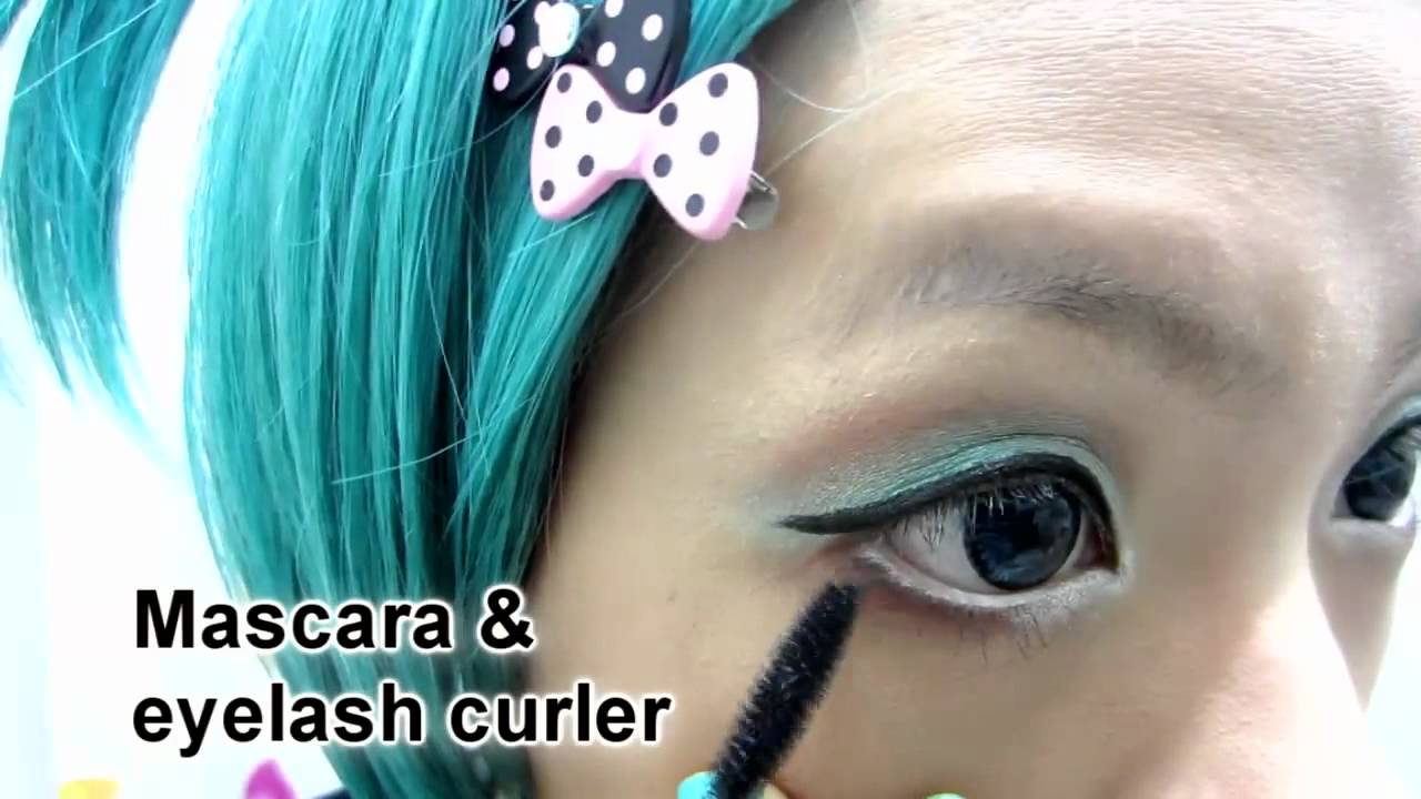 Tutorial Hatsune Miku Cosplay Makeup YouTube