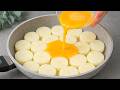 Potatoes with eggs is tastier than pizza! It's so easy, I cook it almost every day!