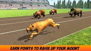 Wild Animal Racing Fever 3D Android Gameplay HD screenshot 1