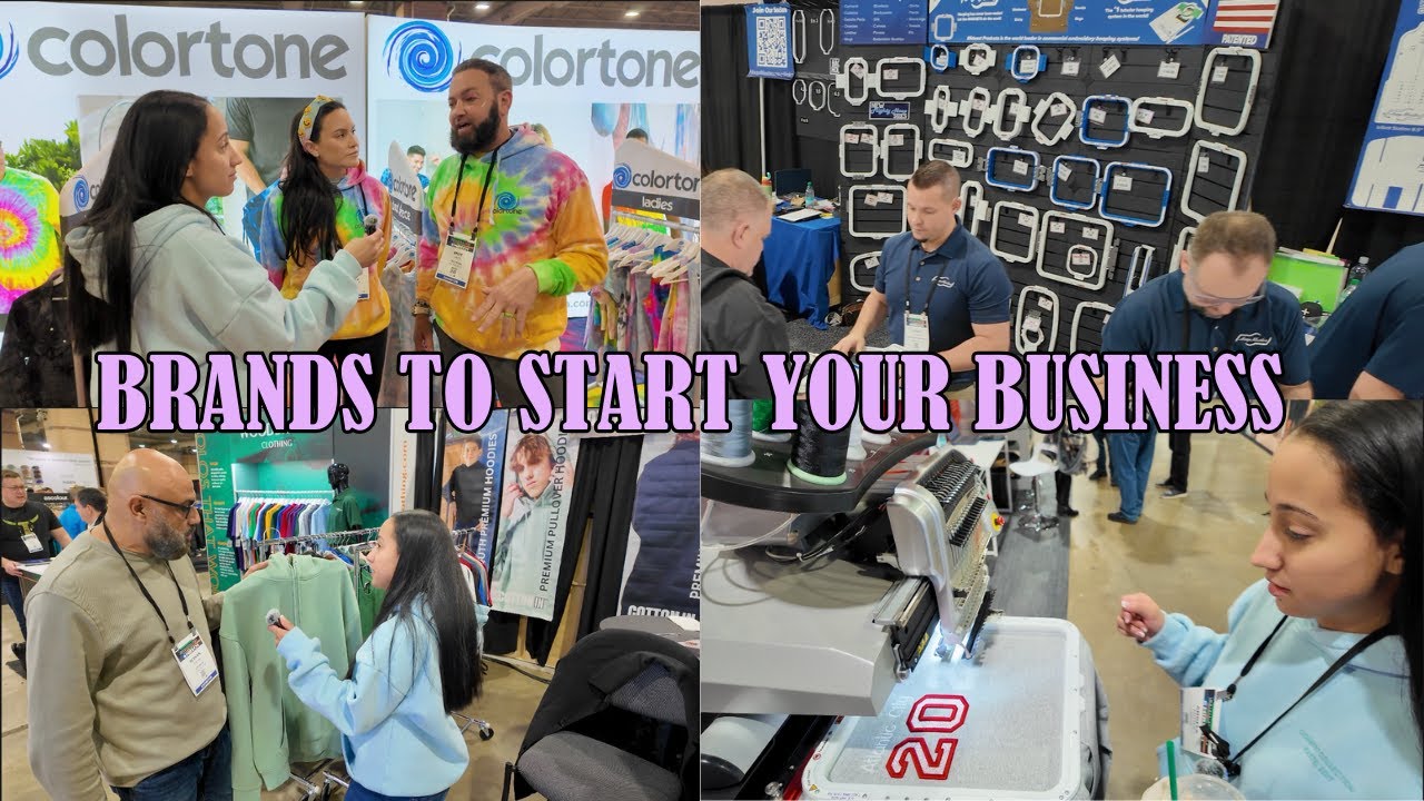START YOUR EMBROIDERY BUSINESS WITH THESE BRANDS I FOUND AT THE IMPRESSIONS EXPO IN ATLANTIC CITY!