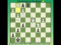 Find the Best Move and checkmate in One Move #chess #chessworld
