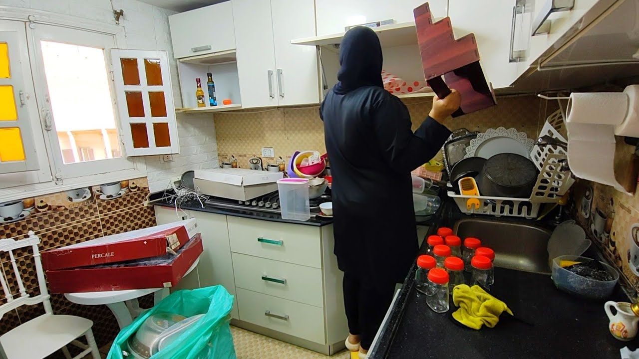 واخيرا جه اليوم المنتظر🔥 لأحصد تمن تعبى وتنظيفى العميق والتجديد بعد الفرش💃