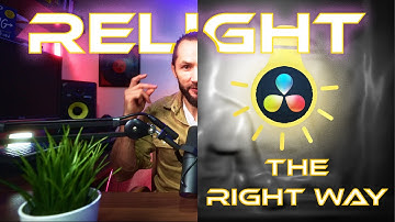 How to use RELIGHT and FIX your Lighting with AI | DaVinci Resolve 18 Tutorial 2024