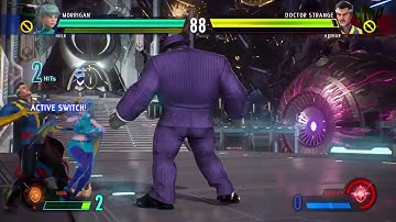 MARVEL VS. CAPCOM: INFINITE - Hulk & Morrigan VS Arthur & Doctor Strange