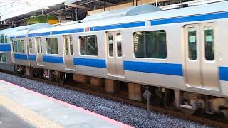 E531系0番台水カツK425編成松戸駅発車