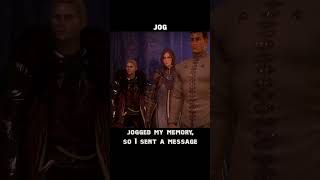 jog — Dragon age : Inquisition dialogue scene