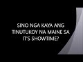 Maine mendozaon its showtime