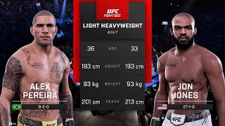 Alex Pereira vs. Jon Jones (Simulation on PS5 | UFC 5)