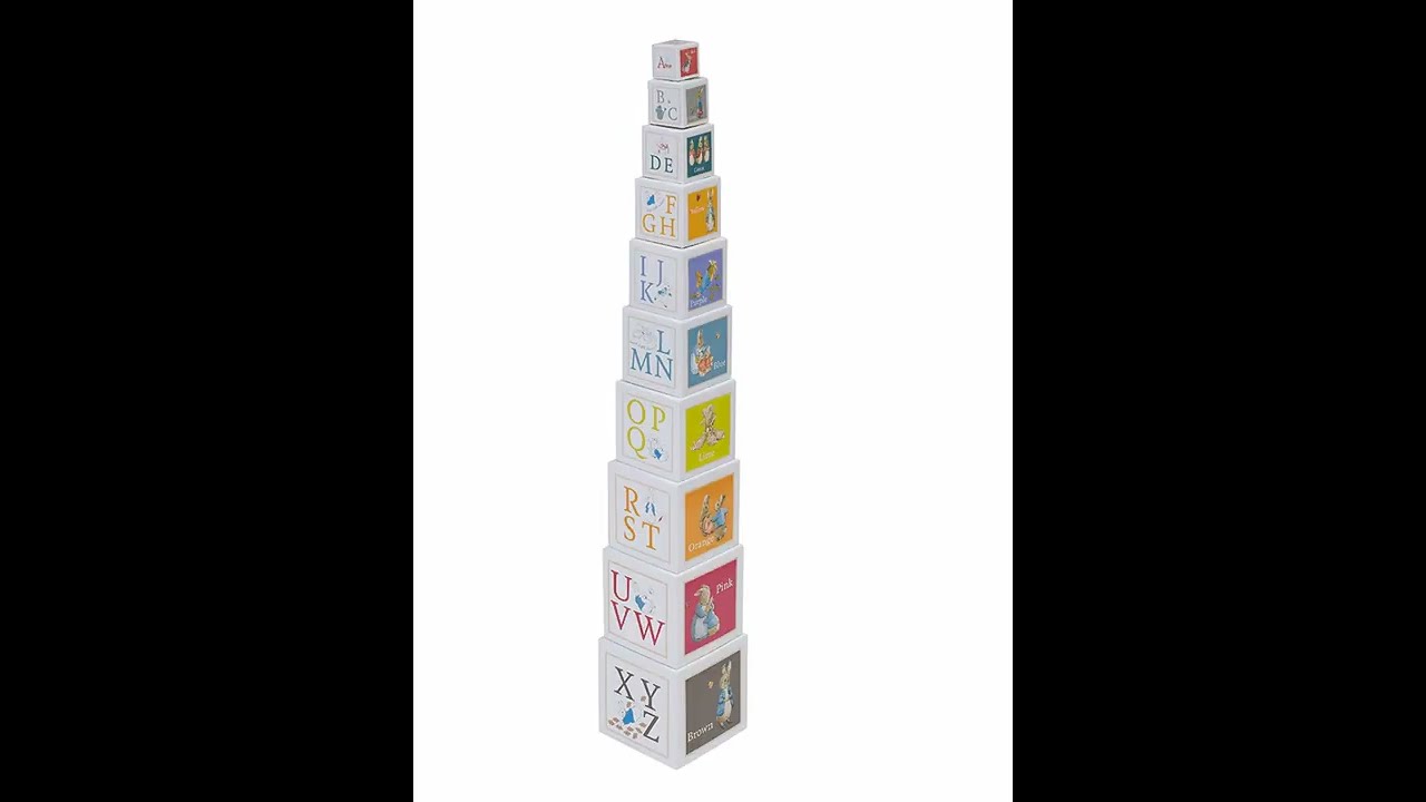 Beatrix Potter Peter Rabbit Stackable Building Blocks - YouTube