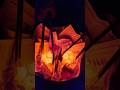 Casting a ceramic ornament and glazing it in copper using a raku kiln #pottery #ceramics #design