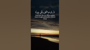 سورة النجم الآيات{٣٩-٤٧} #المصحف #quran #اكسبلور #حالات_واتس #لايك #islamicholiday #islamicfestival