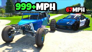 Using CRACKED CARS in a Police Getaway in GTA 5 RP screenshot 5