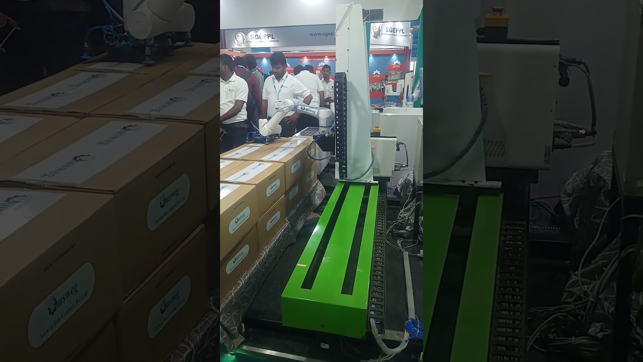 ROBOTIC MACHINES at Nandhambakkam trade centre  exibhition.ACMEE-2023.