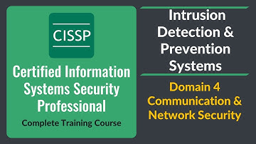 CISSP Intrusion Detection & Prevention Systems (IPS & IDS) Domain 4 Communication & Network Security
