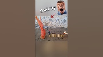 Carrot Stand Crackers 😱 Amazing Cracker experiment 😜 Diwali cracker testing 2025 #shorts