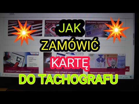 Jak zamówić kartę do tachografu cyfrowego przez internet - Nawigacja