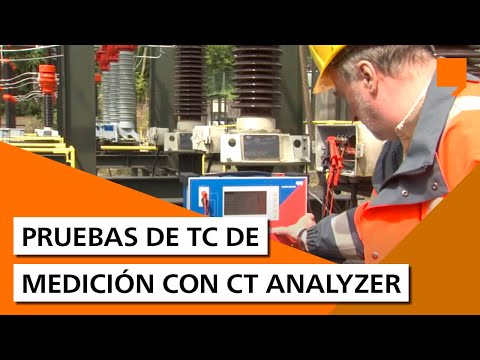 Pruebas de TC de medición con CT Analyzer