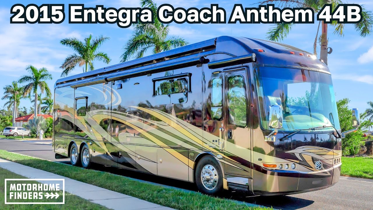 JUST LISTED - 2015 Entegra Coach Anthem 44B brought to you by Motorhome Finders