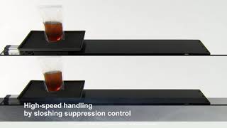 Sloshing suppression for liquid filled pouch