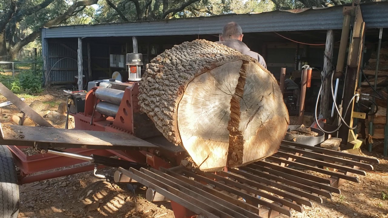 50 ton Lil 50 Homemade Texas Log Splitter