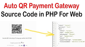 Auto qr payment gateway source code 2023 | How to receive money using qr code from website or Portal