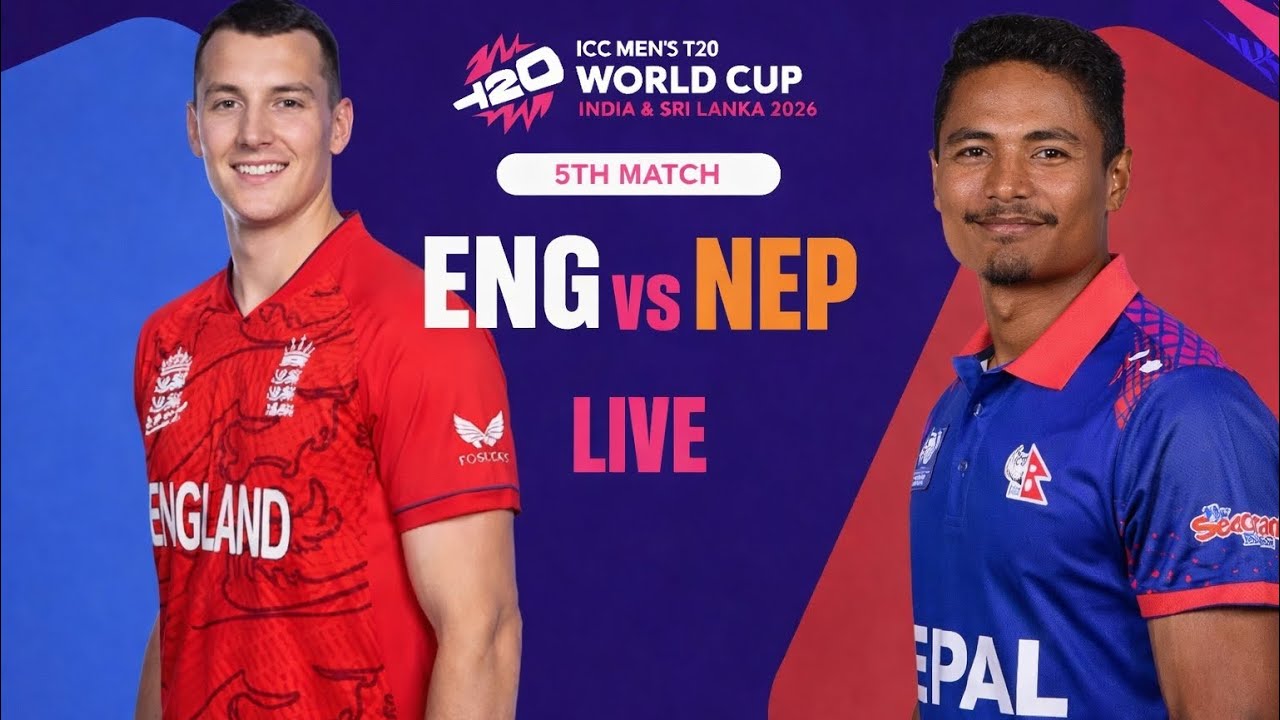 Men's T20 World Cup 2026 Match - 5 England vs Nepal 