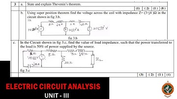 ECA & NETWORK ANALYSIS MODEL QUESTION PAPER #circuitanalysis #modelquestionpaper2023 #eca #network