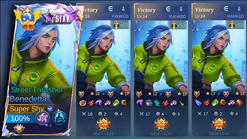 BENEDETTA SUSTAIN EMBLEM + FULL DAMAGE BUILD!! 🔥 (new meta?) | MOBILE LEGENDS