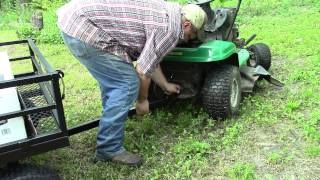Trying out the new monster cart -