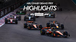 EXTENDED HIGHLIGHTS! Who clinched the final win of 2024? 🏆 | Abu Dhabi Grand Prix