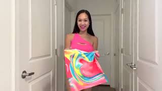 Colorful Skirts Try On