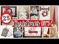 25 DOLLAR TREE CHRISTMAS DIY'S | High-End Christmas Decor | Cheap & Easy Dollar Tree Crafts
