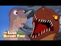 Littlefoot outsmarts Sharpteeth! | Movie Clip | The Land Before Time