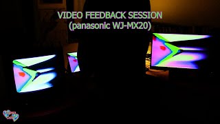 video mixer feedback session (tutorial in desc)