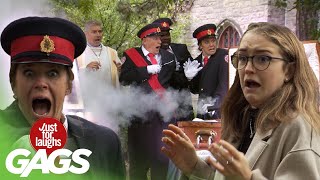 Guy in Coffin Wakes up Prank!!