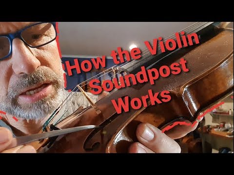 How the violin soundpost works - Olaf Grawert gives you insights from the violin-makers workbench